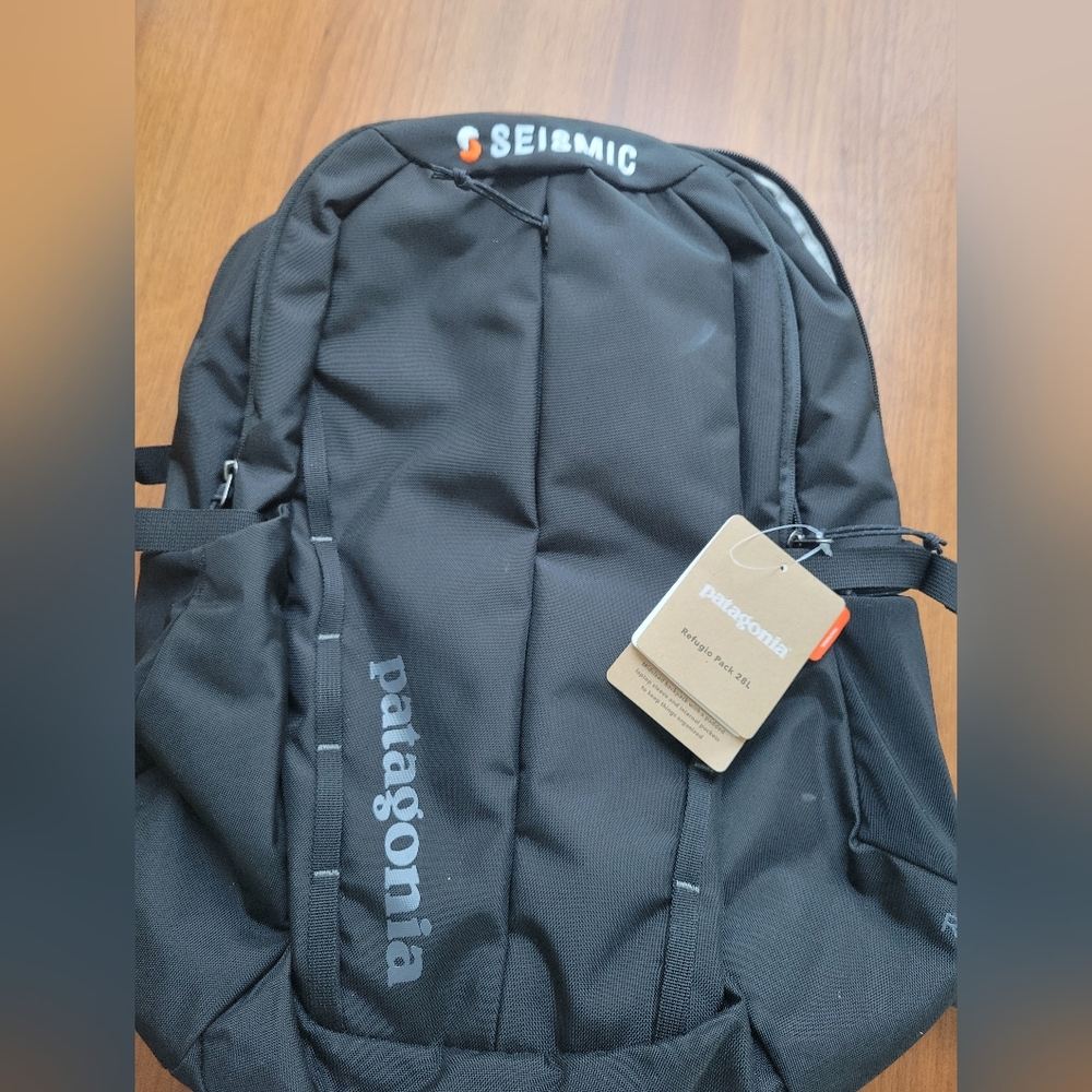 NWT Patagonia Black Backpack